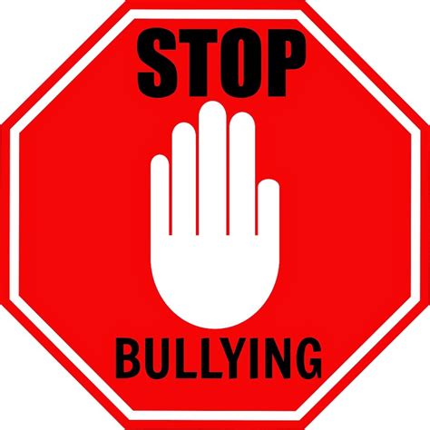 Stop Bullying Signs - ClipArt Best