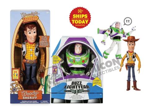 Disney Store Toy Story 4 Interactive Talking Buzz Lightyear And Woody