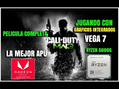 RYZEN 5600G CALL OF DUTY Modern Warfare 3 Juego Completo CON Graficos