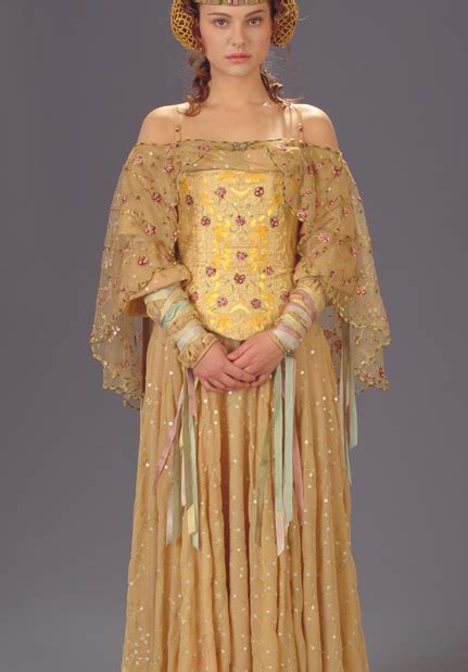 Padme Amidala Meadow Dress Costume Star Wars Fashion Star Wars