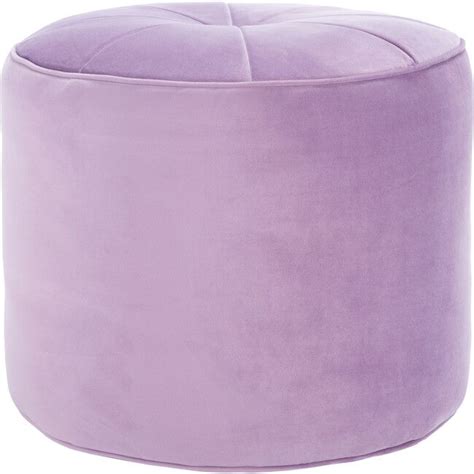 Hawkem Cylinder Ottoman Lilac Safavieh Nursery Chairs And Ottomans