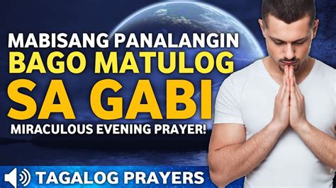 Mga Dasal Sa Gabi Tagalog Catholic Evening Prayers Panalangin Sa Hot