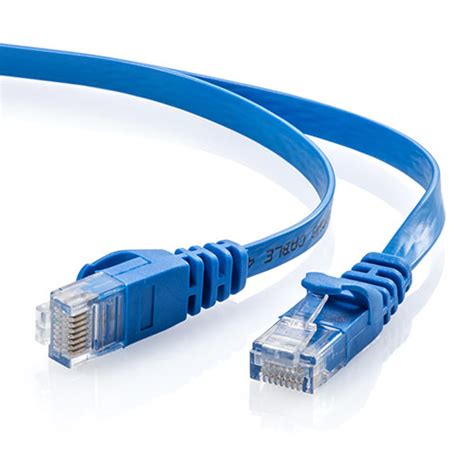 Cat6 フラットlanケーブル 10m （カテゴリー6・より線・ストレート・ブルー）500 Lan6fl10blの販売商品 通販ならサンワ