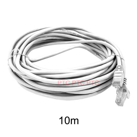 Cat6 10m 15m 20m 30m 40m 50m Rj45 Utp Ethernet Network Lan Data Cable