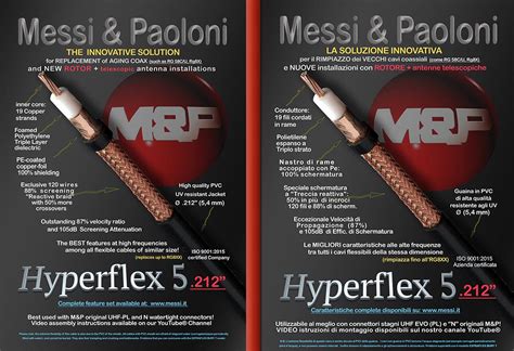 Hyperflex Coaxial Cable Messi Paoloni