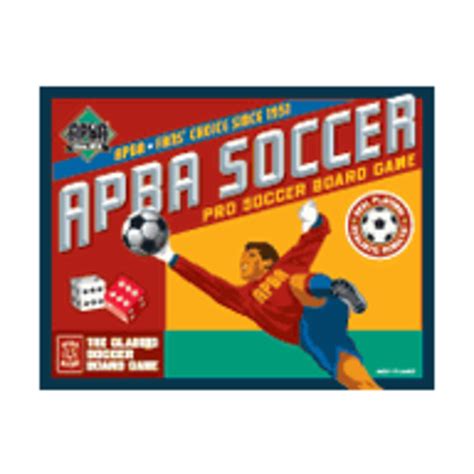 Apba Soccer Apba Pro Soccer Board Game 2013 Ed Box Fair Ebay