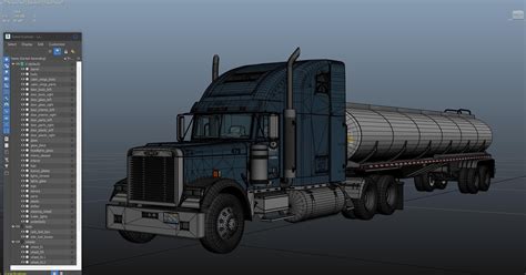 Freightliner Classic Xl Tanker 3d Model By Veaceslav Condraciuc