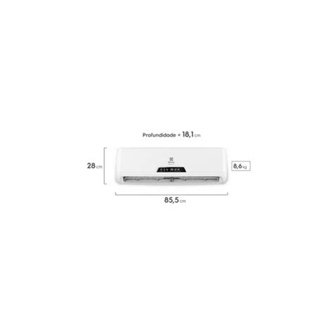 Ar Condicionado Split Hi Wall Electrolux Eco Turbo Btus Quente