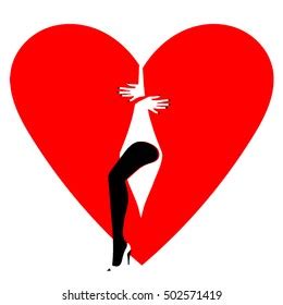 Naked Woman Wearing Heels Stock Vectors And Vector Art Shutterstock