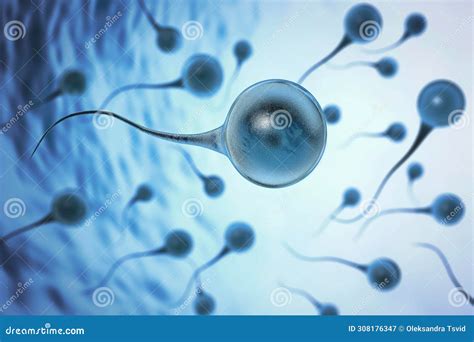 DNA Fragmentation Test For Sperm Assesses Sperm Quality Stock Image