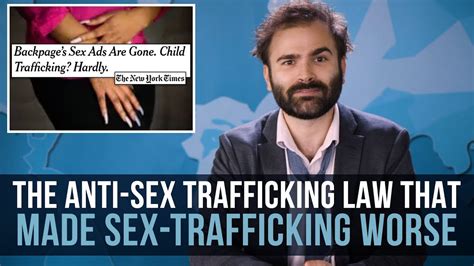 The Anti Sex Trafficking Law That Made Sex Trafficking Worse Some