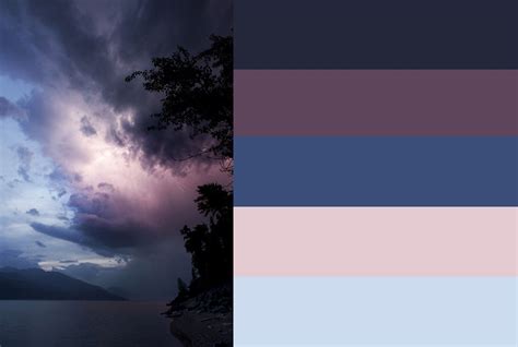 Stormy Sky Colours Blue Color Pallet Color Pallets Sky Color