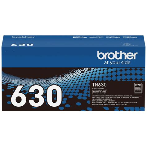 Brother Tn 630 Black Standard Yield Toner Cartridge Print Up To 1200 Pages