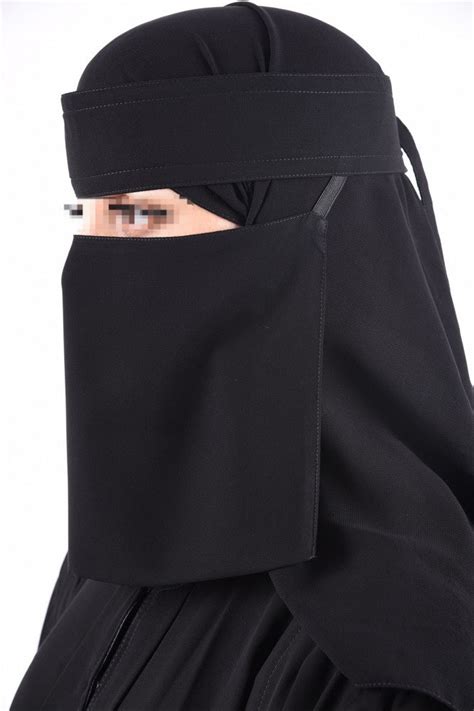 Plain Short Niqab – BAIT AL ABAYA