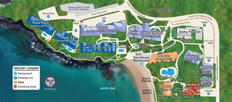 Property Map And Weekly Activities Napili Kai Beach Resort Lahaina