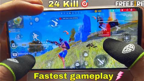 Poco X Pro Free Fire Gameplay Test Finger Handcam M Onetap