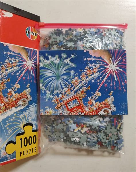 1000 Heye Fire Brigade Michael Ryba Rare Puzzles