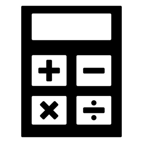 Ilustraci N Del Icono De La Calculadora Eps Vector Premium