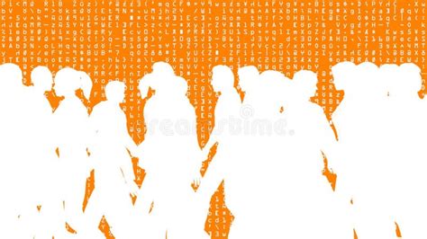 People Walking by (3D Vector Silhouette Animation) Stock Video - Video ...