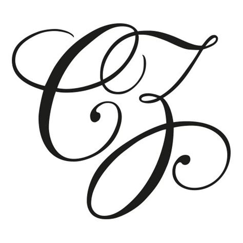 Cursive Monogram C