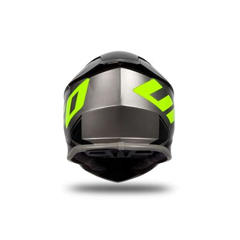 Casque Moto Cross Enduro Ufo INTREPID Gris Jaune Fluo Vente En Ligne