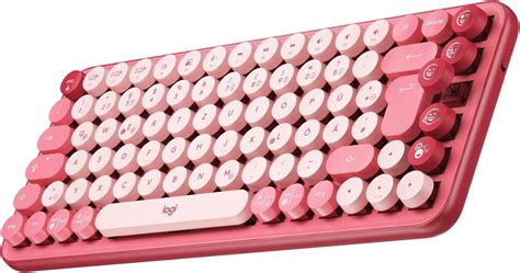 Logitech Pop Keys Mechanical Wireless Keyboard With Customizable Emoji