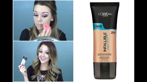 Loreal Pro Glow Foundation Oily Skin First Impression And Review Youtube