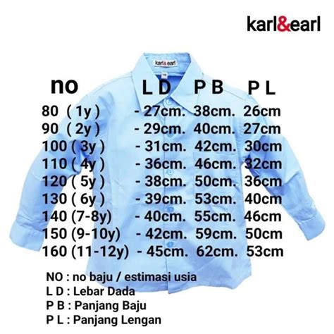 Ukuran Saiz Baju Kemeja Perempuan Berikut Standar Ukuran Baju Kemeja Hingga Kaos 89 Blue