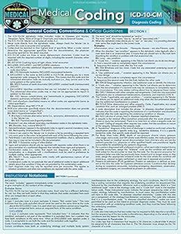 Amazon Medical Coding Icd Cm A Quickstudy Laminated Reference