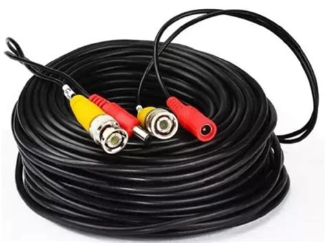 Cable Siames 20 Mts Cctv Para Dvr Y Camaras Con Conectores