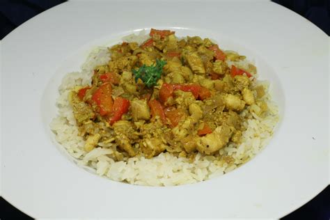 Fisch Curry Ragout Mit Reis Nudelheissundhos