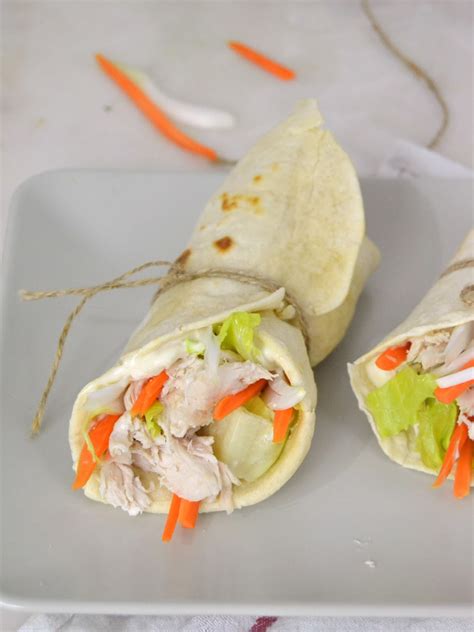 Wraps De Pollo Con Tortillas Mexicanas Caseras Cuuking Recetas De Cocina