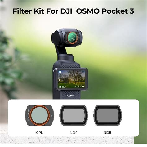 Kit Filtros Magn Ticos Cpl Nd Nd Compatible Con Dji Osmo Pocket