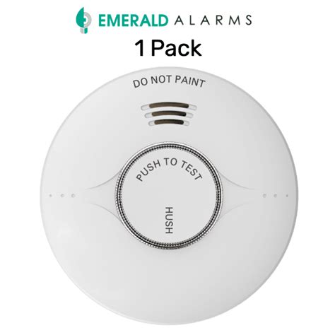 Emerald Planet Wireless Interconnected Photoelectric Smoke Alarm With