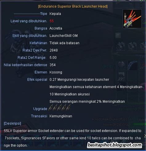 RF Online Gamming Info RF Kegunaan Talic Crystal Part 6