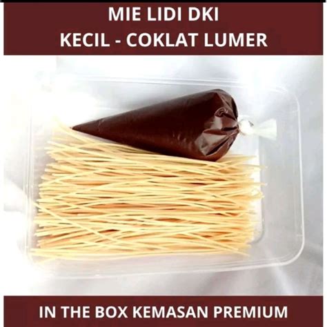 Jual Mie Lidi Lumer Coklat Premium Kemasan Box 500 Ml Shopee Indonesia