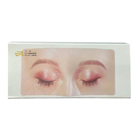 Makeup Practice Face Board Professional Reusable Lifelike 3d Silicone Cosmetic Practice Face