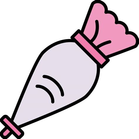 Piping Bag Vector Icon 30381609 Vector Art At Vecteezy