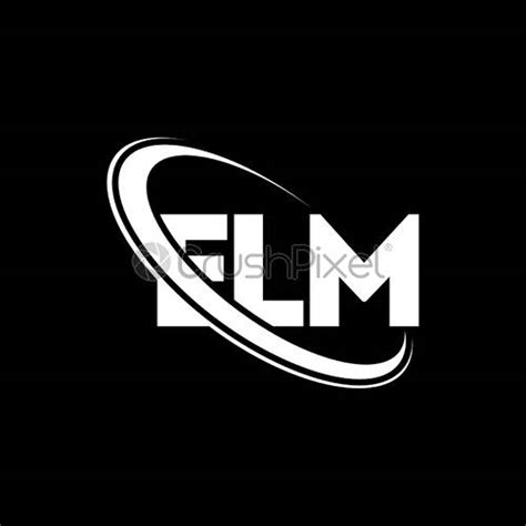 ELM logo. ELM letter. ELM letter logo design. Initials ELM - stock ...