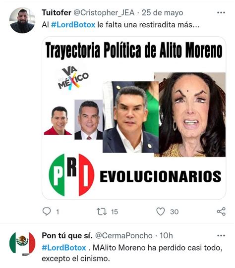 Lord Botox Los Memes Que Dejó Alito Moreno Tras Audios Y