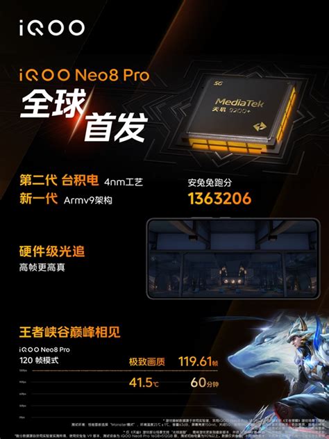 Iqoo Neo8 Pro发布：全球首发天玑9200 3099元起 钢市纵横 新闻中心中钢网