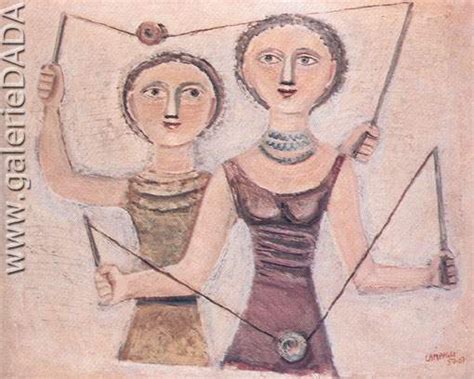 La Sorelle Massimo Campigli Art Reproduction Galerie Dada