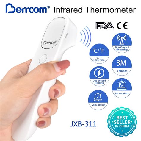 Berrcom Non Contact Infrared Thermometer Digital Forehead Thermometer