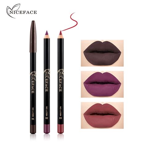 Niceface 1pcs Multicolor Queen Lipliner Pencil Long Lasting Waterproof Sexy Lip Eye Brow