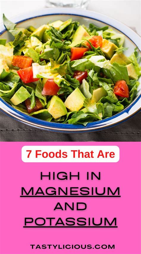 7 Foods That Are High in Magnesium and Potassium | Tastylicious! | Healthy juicer recipes, Foods ...