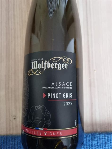 2022 Wolfberger Pinot Gris Vieilles Vignes France Alsace CellarTracker