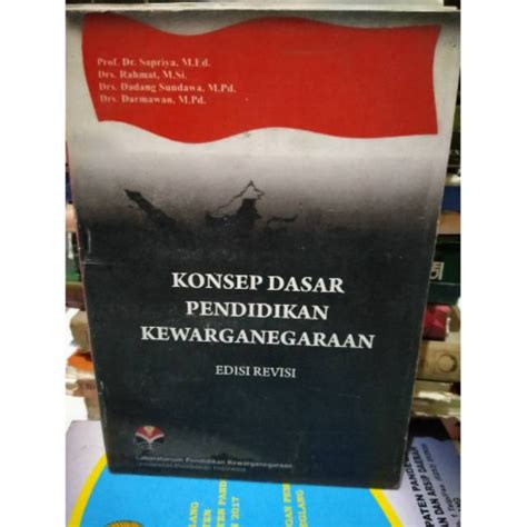 Jual BUKU KONSEP DASAR PENDIDIKAN KEWARGANEGARAAN EDISI REVISI