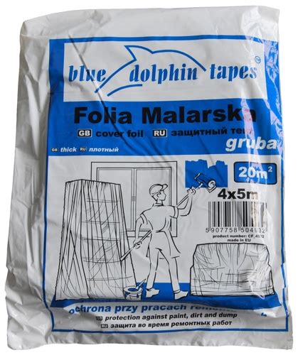 Folia Malarska Gruba Ochronna Czarna Blue Dolphin X M M Cf