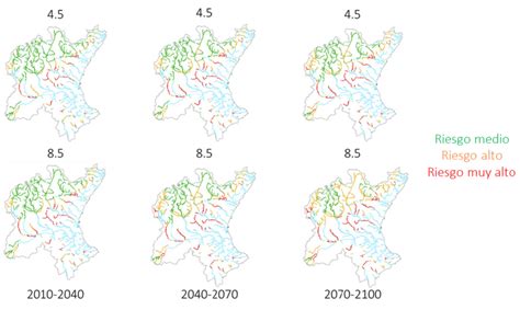 Mapas De Riesgo De P Rdida De H Bitat Potencial De Salmo Trutta Para