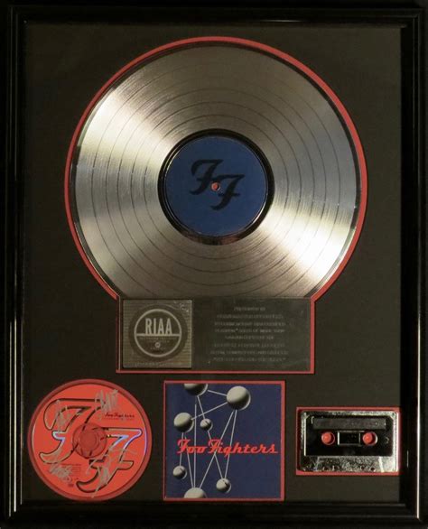 The Colour and the Shape RIAA Platinum Award (with signed CD inside ...